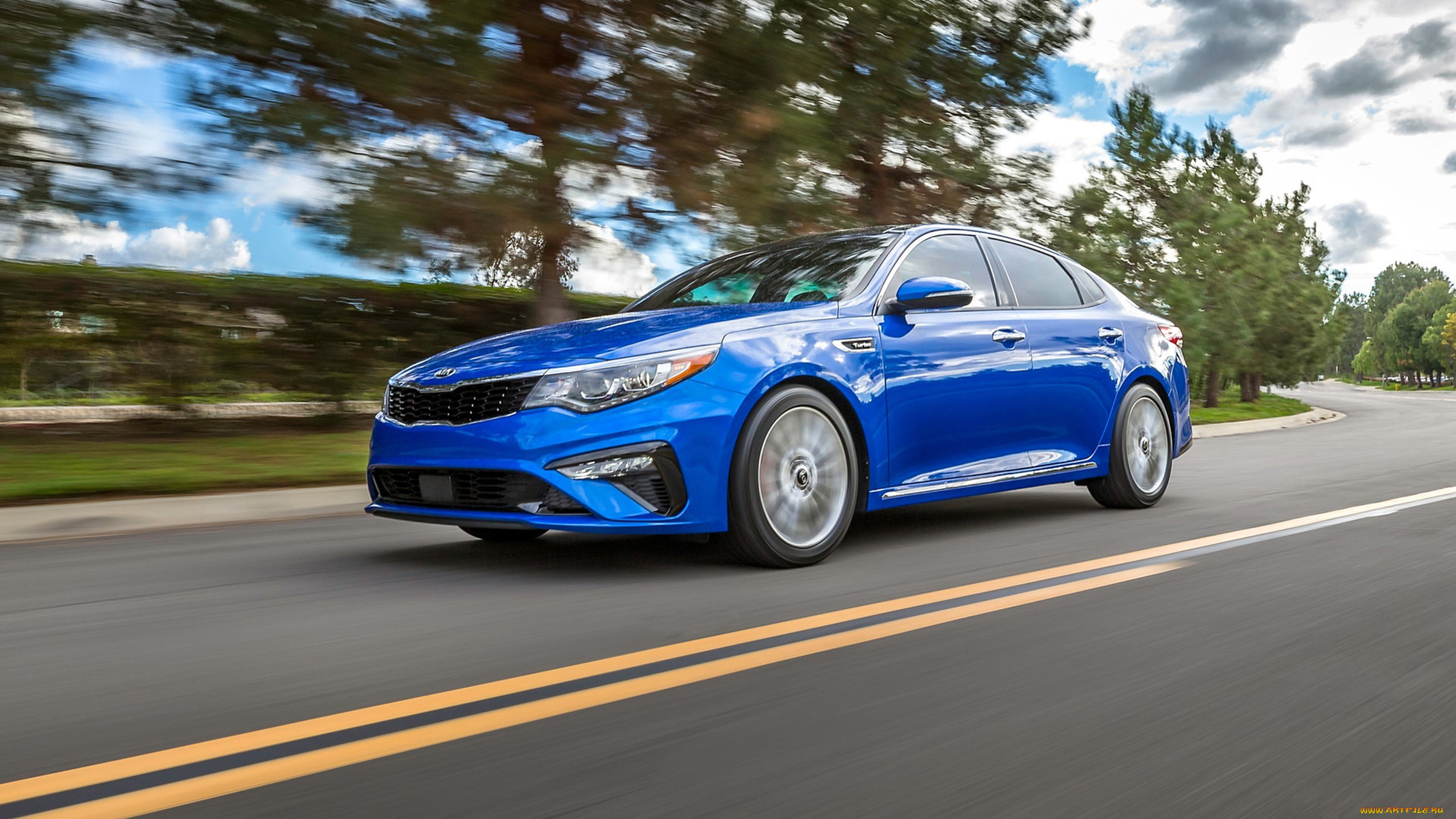 kia optima 2019, , kia, blue, optima, 2019